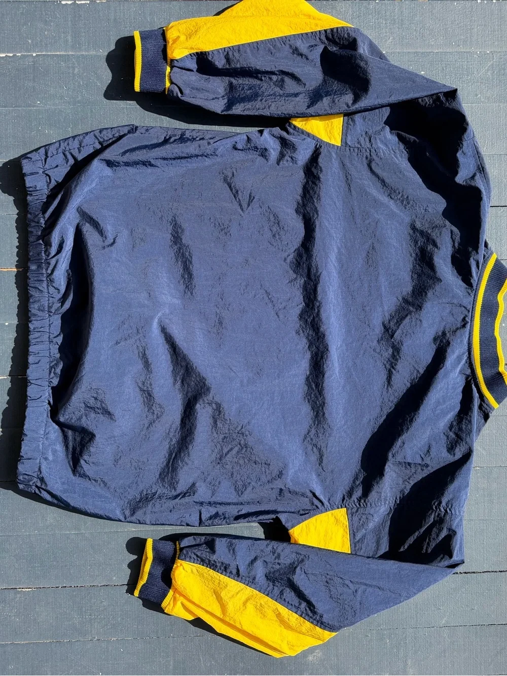 Vintagee 1990s Nike Windbreaker Colorblock Check Jacket - Picture 6 of 6
